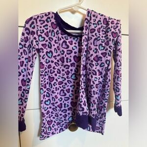 Little sleepies purple leopard guc